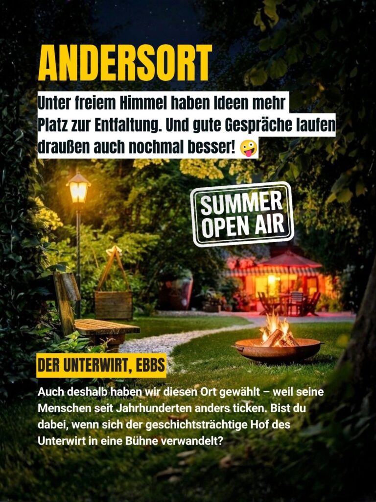 Veranstaltung Kufstein - Der Unterwirt - Rauchzeichen Open Air mit Sabrina Steindl - Jeremy Lentner - Desiree Arzic