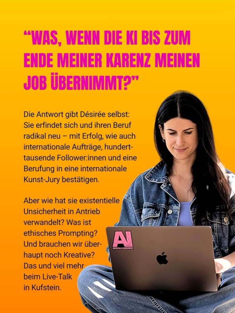 Desiree Arzic - AI Designer im Live Talk - DesireeDaydreams Podcast - Rauchzeichen Event Kufstein 2026