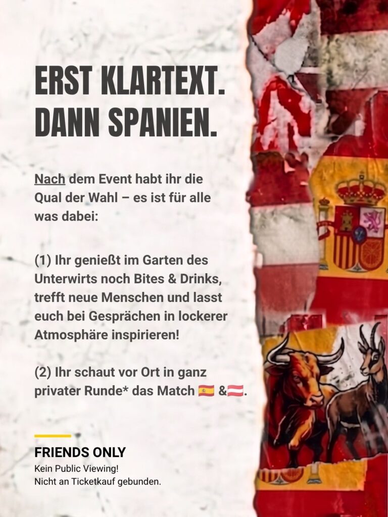 Oesterreich - Spanien - WM - Kein Public Viewing - Rauchzeichen Kufstein